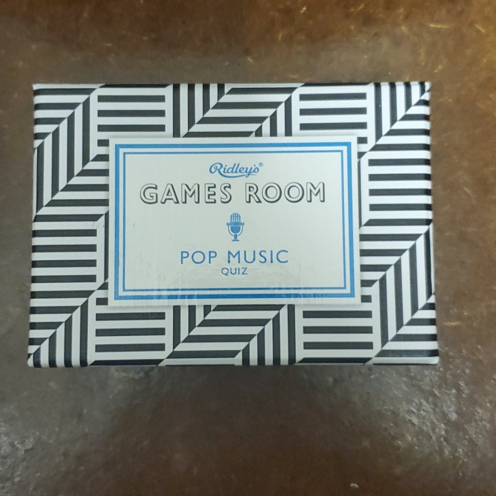 Ridley's Games Room, Pop Music Quiz